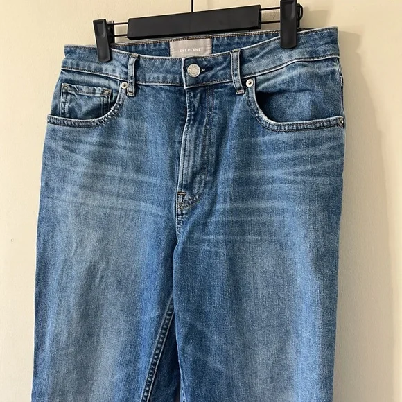 Everlane The Curvy Cheeky Medium Wash High Waist Denim Jean Size 30 Regular - Picture 5 of 13